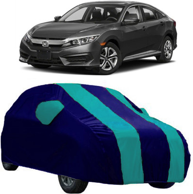 AutoRock Car Cover For Honda Civic (With Mirror Pockets)(Blue)