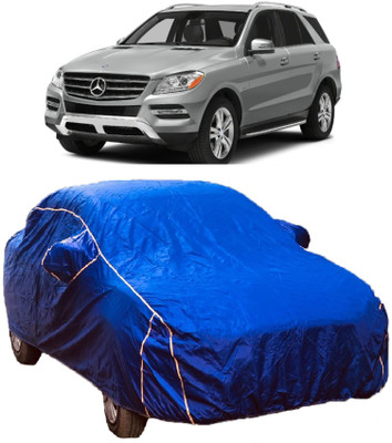 MoTRoX Car Cover For Mercedes Benz ML-250 (With Mirror Pockets)(Blue)