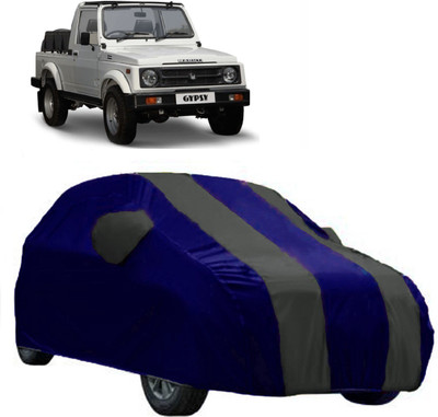 AutoRock Car Cover For Maruti Suzuki Gypsy King (With Mirror Pockets)(Grey)