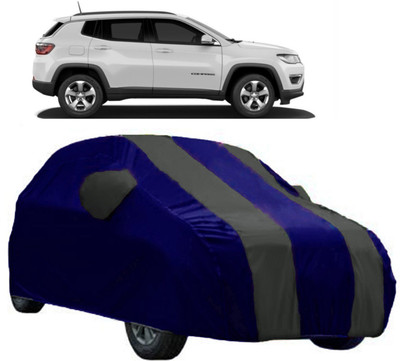 AutoRock Car Cover For Jeep Compass (With Mirror Pockets)(Grey)