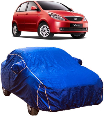 MoTRoX Car Cover For Tata Vista Tech (With Mirror Pockets)(Blue)