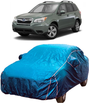 MoTRoX Car Cover For Chevrolet Forester (With Mirror Pockets)(Blue)