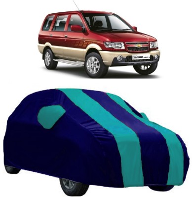 AutoRock Car Cover For Chevrolet Tavera (With Mirror Pockets)(Blue)