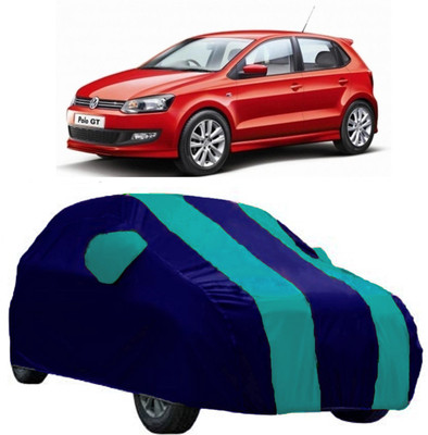 AutoRock Car Cover For Volkswagen Polo GT (With Mirror Pockets)(Blue)