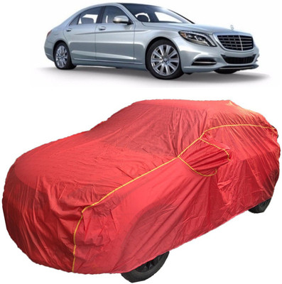 MoTRoX Car Cover For Mercedes Benz S-Class (With Mirror Pockets)(Red)