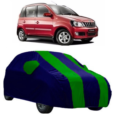 AutoKick Car Cover For Mahindra Quanto (With Mirror Pockets)(Green)