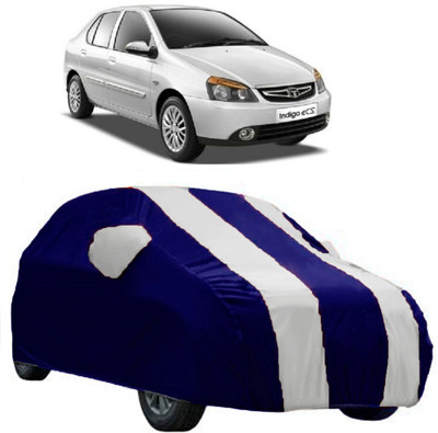AutoRock Car Cover For Tata Indigo eCS (With Mirror Pockets)(White)