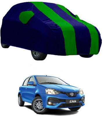 AutoRock Car Cover For Toyota Etios Liva (With Mirror Pockets)(Green)