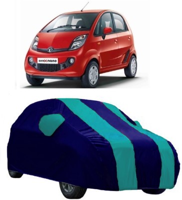 AutoRock Car Cover For Tata Nano Genx (With Mirror Pockets)(Blue)