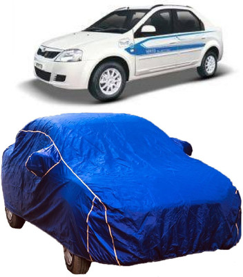 MoTRoX Car Cover For Mahindra e-Verito (With Mirror Pockets)(Blue)