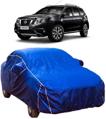 MoTRoX Car Cover For Nissan Terrano (With Mirror Pockets)(Blue)