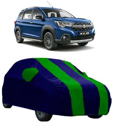 AutoRock Car Cover For Maruti Suzuki XL6 (With Mirror Pockets)(Green)