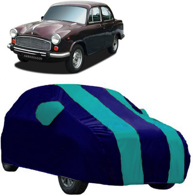 AutoRock Car Cover For HM Ambassador (With Mirror Pockets)(Blue)