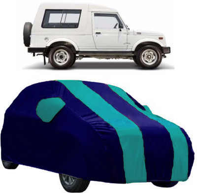 AutoRock Car Cover For Maruti Suzuki Gypsy (With Mirror Pockets)(Blue)