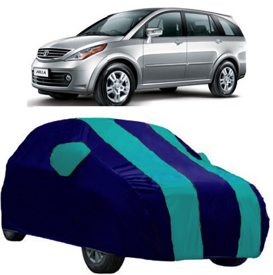 AutoRock Car Cover For Tata Aria (With Mirror Pockets)(Blue)