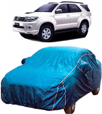 MoTRoX Car Cover For Toyota Fortuner Old (With Mirror Pockets)(Blue)