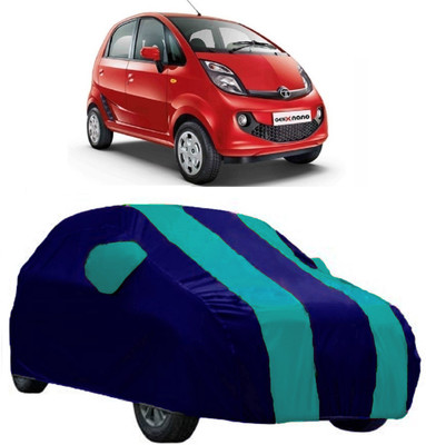 AutoRock Car Cover For Tata Nano (With Mirror Pockets)(Blue)