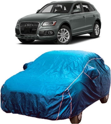 MoTRoX Car Cover For Audi Q5 (With Mirror Pockets)(Blue)