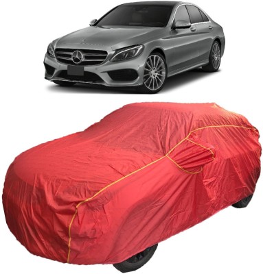 MoTRoX Car Cover For Mercedes Benz S300 (With Mirror Pockets)(Red)