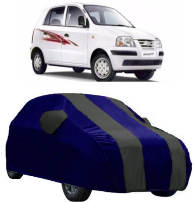 AutoRock Car Cover For Hyundai Santro (With Mirror Pockets)(Grey)