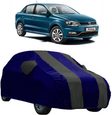AutoRock Car Cover For Volkswagen Ameo (With Mirror Pockets)(Grey)
