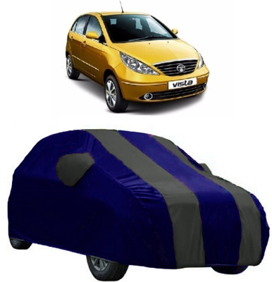 AutoRock Car Cover For Tata Vista (With Mirror Pockets)(Grey)