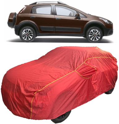 MoTRoX Car Cover For Fiat Avventura (With Mirror Pockets)(Red)