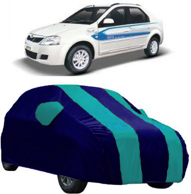AutoRock Car Cover For Mahindra e-Verito (With Mirror Pockets)(Blue)