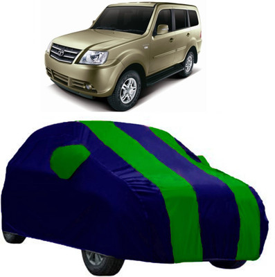 AutoRock Car Cover For Tata Sumo Grande MK II (With Mirror Pockets)(Green)
