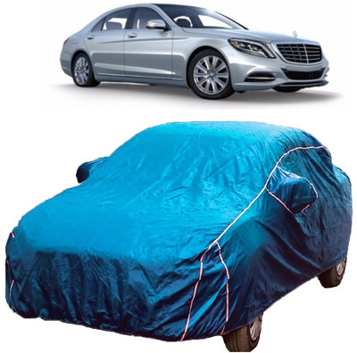 MoTRoX Car Cover For Mercedes Benz S-Class (With Mirror Pockets)(Blue)