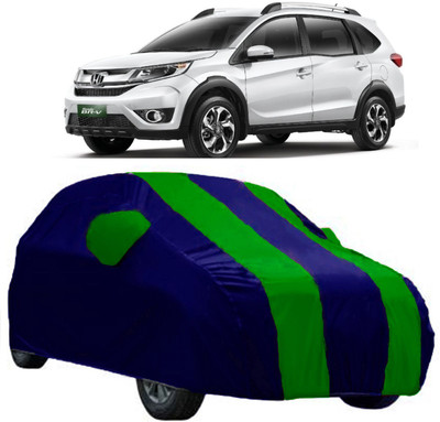AutoKick Car Cover For Honda BRV (With Mirror Pockets)(Multicolor)