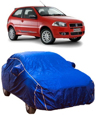 MoTRoX Car Cover For Fiat Palio NV (With Mirror Pockets)(Blue)