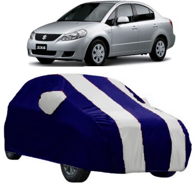 AutoRock Car Cover For Maruti Suzuki SX4 (With Mirror Pockets)(White)