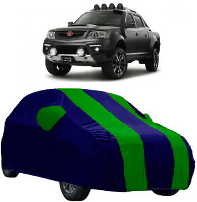 AutoRock Car Cover For Tata Xenon XT (With Mirror Pockets)(Green)