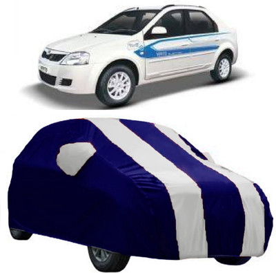 AutoRock Car Cover For Mahindra e-Verito (With Mirror Pockets)(White)