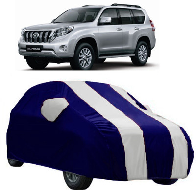 AutoRock Car Cover For Toyota Land Cruiser Prado (With Mirror Pockets)(White)