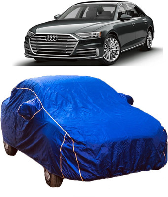 MoTRoX Car Cover For Audi A8 (With Mirror Pockets)(Blue)