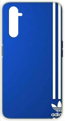 itrusto Back Cover for Realme 6(Blue, White, Grip Case, Silicon, Pack of: 1)