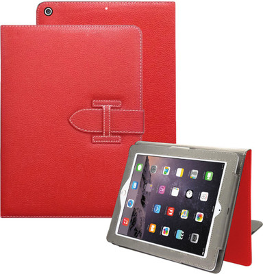 TGK Book Cover for Apple iPad Mini 2, iPad Mini 3 (7.9 Inch) Model:A1432 A1454 A1455 A1489 A1490 A1491 A1599 A1600(Red, Cases with Holder)
