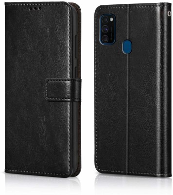 SCAMPY Flip Cover for Samsung Galaxy M21(Black, Shock Proof, Pack of: 1)