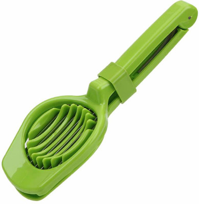 Onshoppy Plastic Multipurpose Slicer with Seven Stainless Steel Blades Egg Slicer Kiwi Slicer Mushrooms Slicer Strawberries Slicer Fruit Slicer Egg Slicer(1 Egg Slicer)