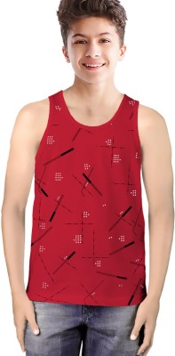 TRIPR Vest For Boys Cotton Blend(Red, Pack of 1)