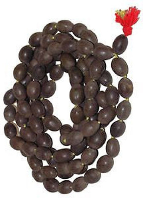 NAKSHATRA JUNCTION Kamal Gatta Mala with 108 Lotus Seed KamalGatta Japa Mala Rosary Beads Pooja Beeds Wood Chain