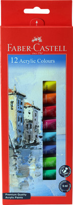 FABER-CASTELL 149012 Student Acrylic Set with Ecco Pigment Pen(Set of 1, Red)