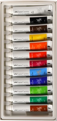 FABER-CASTELL 142012 Student Acrylic Set with Ecco Pigment Pen(Set of 1, Red)