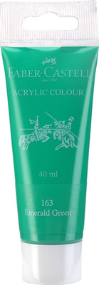FABER-CASTELL Acrylic 40ml Tube - 163(Set of 1, Emerald Green)