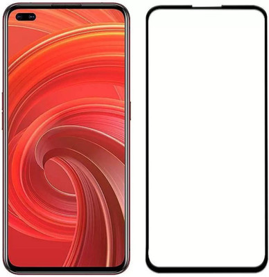 Kruvln Edge To Edge Tempered Glass for Realme 6 Pro(Pack of 1)