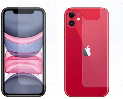 Bodoma Front and Back Screen Guard for Apple Iphone 11(Pack of 2)