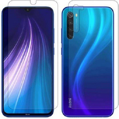 Assault Front and Back Screen Guard for Redmi Note 8(Pack of 3)