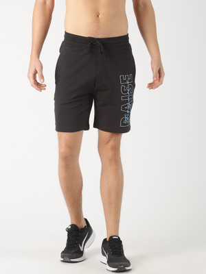 INFINIA Printed Men Grey Regular Shorts